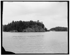 Fiddler's Elbow, Thousand Islands, New York c1900 Old Photo picture