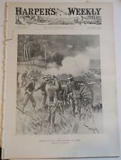 Harper's Weekly 7/23/1898,Spanish Am. War Artillery,Manila & Santiago harbors picture