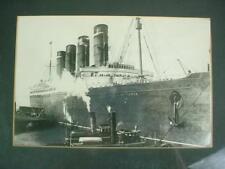 NobleSpirit NO RESERVE {3970} Rare Original RMS Lusitania Real Photograph picture