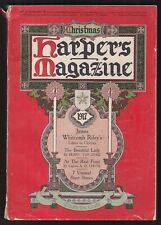 HARPER'S MAGAZINE #811 James Whitcomb Riley Henry James Zona Gale + 12 1917 picture