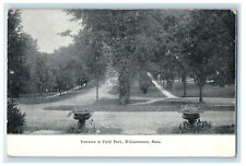 c1900s Entrance to Field Park, Williamstown Massachusetts MA Antique Postcard picture