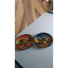 A pair of Unique Ceramic Decorative Plates, 