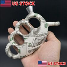 1x 5.3 INCH Knuckle Bubbler Hand Pipe Plastic PIPE SMOKING PIPES BOWL HAND PIPES picture