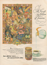 1946 Nescafe Coffee My Treasure of Treasures Just Add Hot Water Vintage Print Ad picture