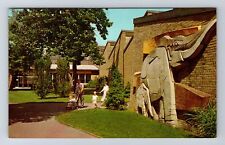 Cleveland OH-Ohio, Cleveland Zoo, Pachyderm Building, Antique Vintage Postcard picture