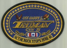USS HARRY S TRUMAN CVN-75 AUTHENTIC U.S.NAVY PATCH NUKE AIRCRAFTCARRIER SAILOR picture