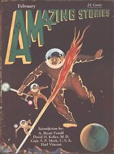 Amazing Stories 1930 February.  Pulp picture