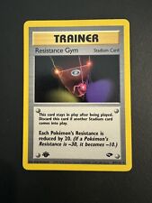 Resistance Gym Near mint English  109/132  1st edition Pokemon Vintage picture
