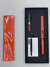 Lamy Safari Terra Frosted Orange VIP Pt Fountain Pen New in Box NEW Edition picture