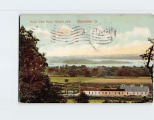 Postcard River View from Weed's Park Muscatine Iowa USA picture