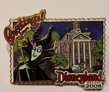 DLR Greetings From Disneyland Resort 2006 Maleficent at Haunted Mansion Pin~EUC picture