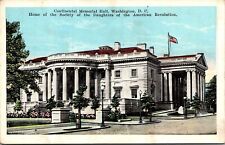 Continental Memorial Hall Washington Dc Daughters American Revolution Postcard picture
