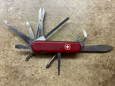 Vintage Wenger Angler Swiss Army Knife Delemont SUPER RARE 10 TOOL picture