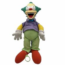Simpsons Talking Krusty (Crusty) The Clown Plush Playmates 2001 Works picture
