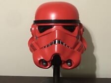 ANOVOS - CRIMSON STORMTROOPER HELMET - STAR WARS - OUT OF PRODUCTION - VERY RARE picture