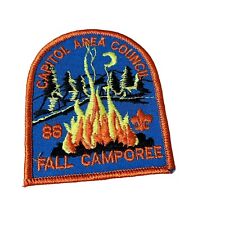 Vintage Boy Scout Badge Capitol Area Council 1988 Fall Camporee Austin Texas picture