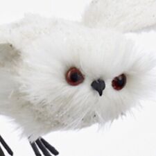 HARRY POTTER ROOM DECOR FLYING WHITE OWL  HEDWIG 13.5” WINGSPAN NEW picture