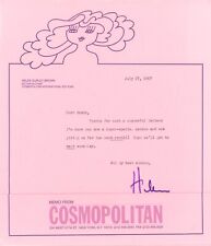 Helen Gurley Brown Signed letter - Cosmopolitan picture