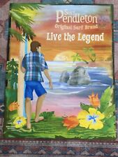Pendleton Woolen Mills Store Display Poster 22” X 28”- Pendleton Live the Legend picture