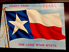 c1970’s Howdy From Texas, The Lone Star State Vintage Postcard picture