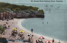 Postcard St George Hotel Bathing Beach Bermuda  picture