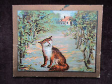 c. 1910's  Antique THE FOX AND THE GRAPES Turkish Cigarettes Tobacco Card picture