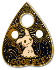 Pokemon Mimikyu Ouija Planchette Hard Enamel Pin Lapel Brooch Anime Manga picture