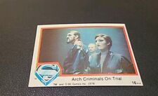 Arch Criminals on Trial 1978 Topps SUPERMAN The Movie #16  picture