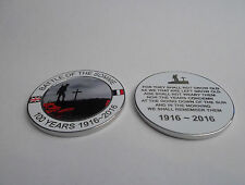 BATTLE OF THE SOMME 100 YEARS 1916-2016 MEDAL picture