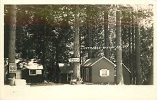 Postcard RPPC 1940s US 50 California Baxter Roadside Cabins Cottages 23-8361 picture
