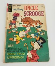 Walt Disney Uncle Scrooge Gold Key Comic Rikki Tikki /1969/10038-904 (J-3) picture