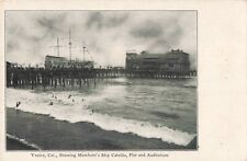 Marchetti's Ship Cabrillo Pier & Auditorium Venice California c1905 Postcard picture