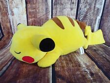 Pokemon 18” Sleeping Pikachu Soft Jumbo X Large Plush stuffed Pillow picture