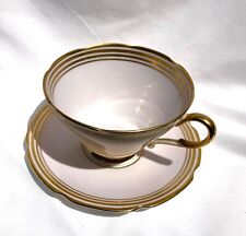 Vintage PARAGON - By Appointment -Tea Cup & Saucer - Lavender w/Gold Trim picture