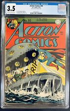 Action Comics #90 CGC 3.0  (1945) WW2 Cover Superman Golden Age DC Comics picture