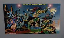 1994 Batman vs Predator poster: Vintage 43x26 DC Detective Comics promo pin-up picture