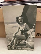 Vtg Card B&W June Brewster Actress 1930s Unused picture