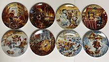 “Joys of Childhood” Dominion China Ltd Set of 8 Collector Plates French Canada picture