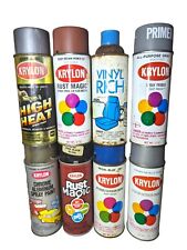 Vintage Borden Krylon Spray Paint Can Lot. (Advertisement, Collectors Cans) picture
