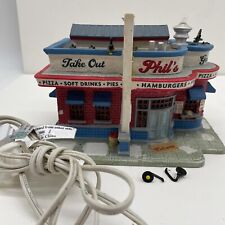 Lemax 2008 Harvest Crossing Phil's Diner Lighted Building 85688 (Rare) READ picture