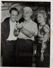 1961 Press Photo John McLiam, Dennis King and Lucy Prentis in 