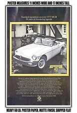 11x17 POSTER - 1975 MG MGB 50 Years of Thundering Legends picture