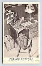 Pinelyne Furniture Windham Maine ME Postcard UNP VTG Unused Vintage Lithograph picture