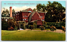 Original Old Vintage Postcard University Of California Hearst Hall Berkeley, CA picture
