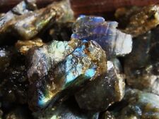 3000 Carat Lot of Unsearched Natural Labradorite Rough + a FREE faceted gemstone picture