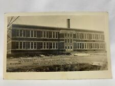 Photograph Sturgis High School Building South Dakota Snow 1936 RPPC picture