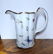PITCHER I. GODINGER PRIMAVERA WITH BUTTERFLY & FLOWERS picture