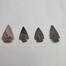 4 BIRD POINT ARROWHEADS TEXAS PALUXY ANCIENT AUTHENTIC NATIVE AMERICAN ARTIFACT  picture