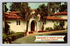 San Clemente CA-California, Home of Richard M. Nixon, Vintage Souvenir Postcard picture