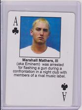 2003 STARZ BEHIND BARZ MARSHALL MATHERS PLAYING CARD ~ MUG SHOT ~ EMINEM ~ QNTY picture